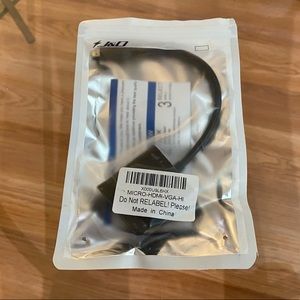 Micro HDMI to VGA cable